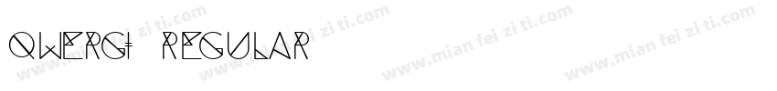 Qwergi Regular字体转换